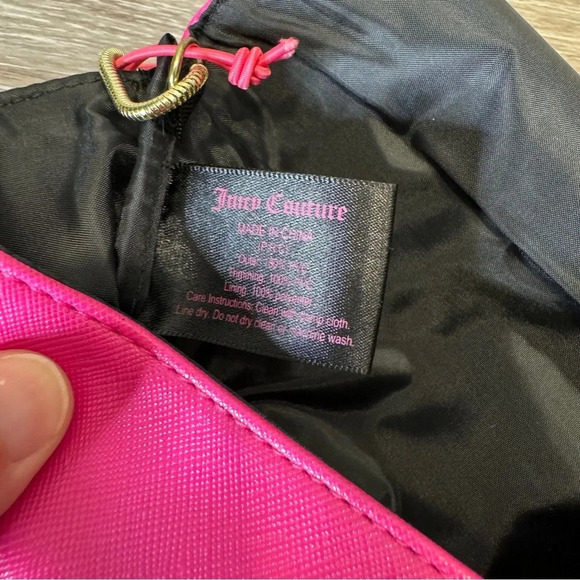 NWT‎ Juicy Couture Envelope Clutch Crossbody Bag Gold Chain Strap *FLAW* - Picture 4 of 12